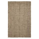 SUPERIOR — Superior Indoor Braided Jute Small Area Rug, Modern Aesthetic Home Decor for Entryway, Living Room, Dining, Bedroom, Office, Nursery, Kitchen, Soft Reversible Rugs, Kula Collection, Tan, 3'x5'