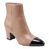 Marc Fisher LTD Womens Aleea Light Natural/Black 10 Medium