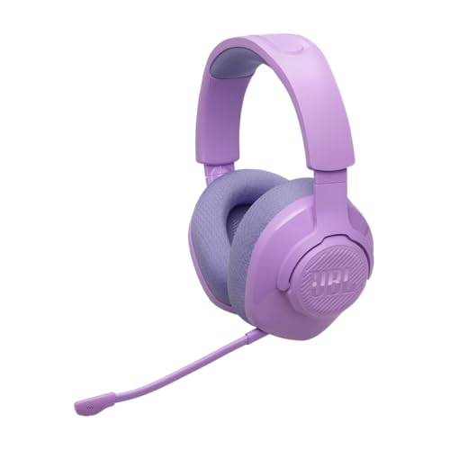 (-40%) JBL Quantum 360 Kabellose Over-Ear Gaming-Kopfhörer mit 2,4 GHz/Bluetooth Dual Wireless-Verbindung, 22-Stunden-Akku, Multi-Plattform-Kompatibilität, abnehmbarem Mikrofon mit Stummschaltung, Lila