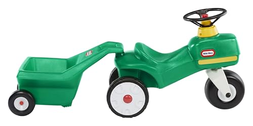 Little Tikes Tractor & Cart, Foot-to-Floor Ride-On, for Boys and Girls Ages 1-5 Years