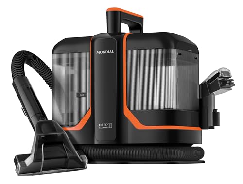 MONDIAL Extratora e Higienizadora Portátil Deep Cleaner II, Preto/Laranja, 1800W, 220V - EXP-02-O