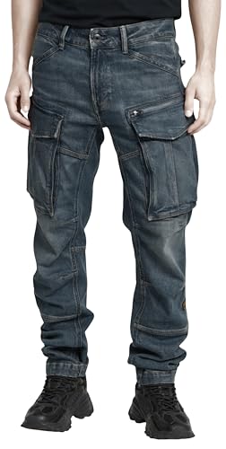 ⚡ BLITZDEAL (-85%) G-STAR Herren Rovic Zip 3D Regular Tapered Denim Jeans, Blau (Worn in Glace D23077-D775-H139), 26W / 32L