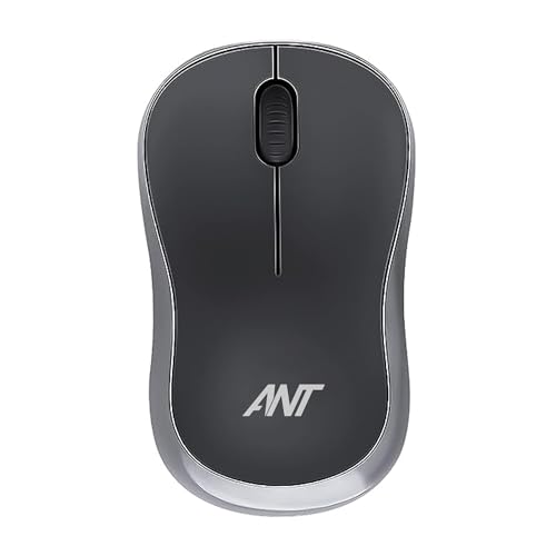 Ant Optical Mouse 03 1000 DPI Wireless Mouse - Black, Silver