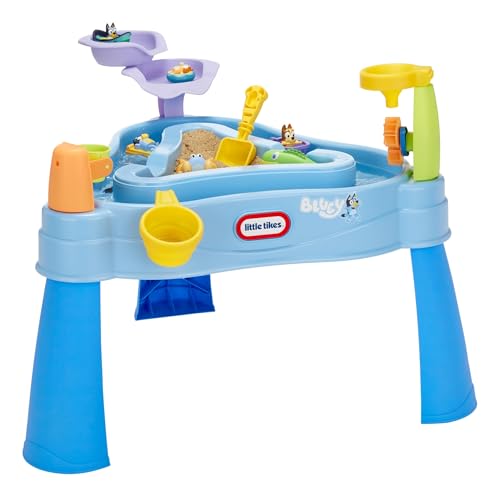 Little Tikes Bluey Water Table with 6 Accessories, Bluey Active Play, for Boys and Girls Ages 1-6 Years