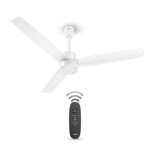 Havells FAB BLDC Ceiling Fan 1200mm, 380 RPM, Savings upto 65%, Reverse Rotation, 4 Modes (Boost, Sleep, Breeze, Mop), Low Wattage 30W, Low Noise, Air