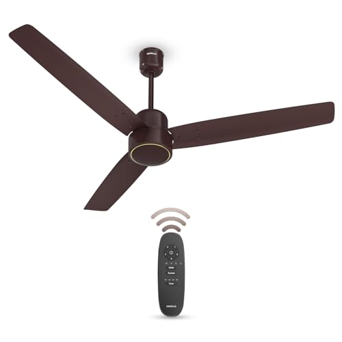 Havells FAB BLDC Ceiling Fan 1200 mm, 380 RPM, Savings upto 65%, Reverse Rotation, 4 Modes (Boost, Sleep, Breeze, Mop), Low Wattage 30 W, Low Noise, A