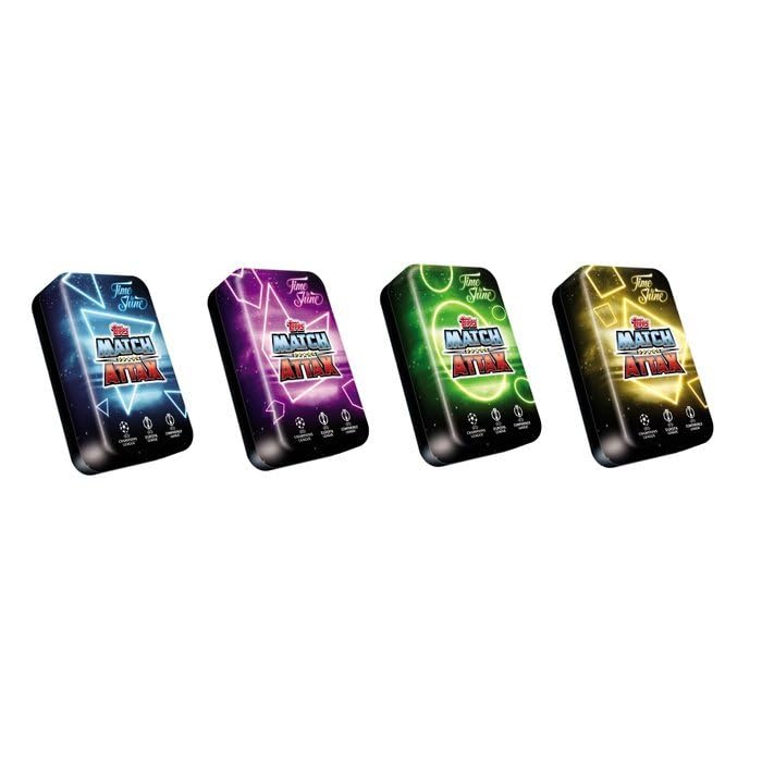 Topps Match Attax 24/25 - Random Mega Tin - Contains 44 Match Attax Cards Plus 4 Exclusive LEs
