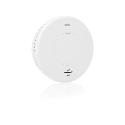 🔥 STARKER PREIS (-52%) Smartwares Rauchmelder - Q-Label - 10 Jahre versiegelte Batterie - Optischer Sensor - Beleuchtete Indikatoren - Testknopf - Stille Funktion - FSM-12001