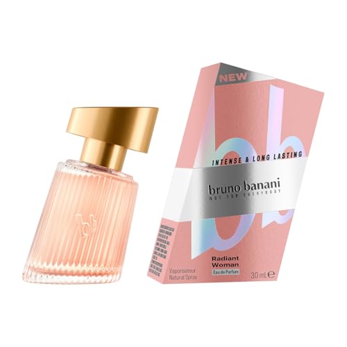 (-50%) bruno banani Radiant Woman Eau de Parfum, strahlender Duft mit spritzig-fruchtigen Noten und einem Hauch von Amber, 30ml