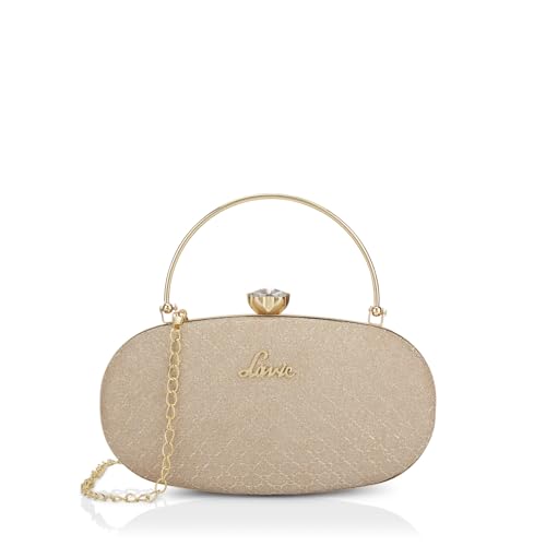 Lavie Women's Jazz Ovel Handle Framed Clutch | Ladies Purse Handbag | Gift for Women