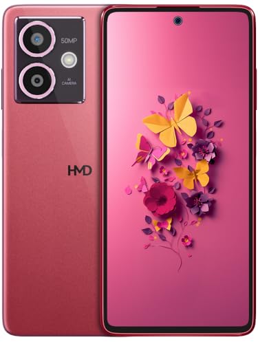 HMD Crest 5G | Segment First 50 MP Selfie Camera | 50 MP Dual Rear AI Camera | FHD+ OLED Display | 6 GB RAM & 128 GB Storage | Android 14 | 33W Fast C