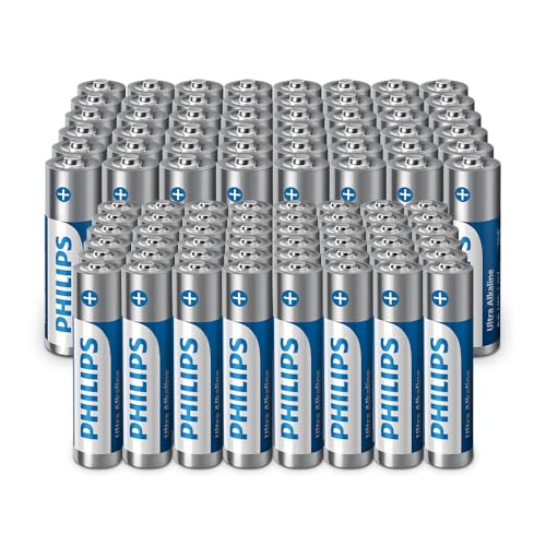 (-27%) Philips Ultra AA-/AAA-Alkali-Batterien in der Kombipackung - Preisgünstig und vielseitig, 96 Stück