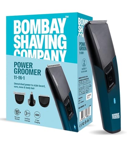 Bombay Shaving Company 11 in 1 | Trimmer for Men All in One | Beard Trimmer for Man | Hair Trimmer for Man | Nose Trimmer for Man | Body Trimmer for M