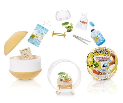 MGA's Miniverse - Make It Mini Nature Series 2 Mini Collectibles, Mystery Blind Packaging, DIY, Crafts, Resin Play, Replica Plants, Replica Animals, Mini Flowers, Botanicals, NOT Edible, Collectors