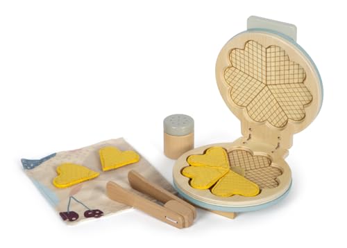(-35%) small Foot Waffeleisen-Set „Tasty“ aus Holz, Zubehör für die Spielküche, Küchen-Spielset für Kinder ab 3 Jahren, 12492