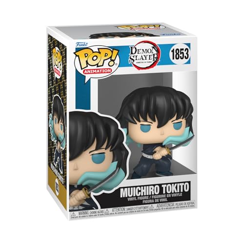 Funko Pop Animation: Demon Slayer - Muichiro - (Attack) - 1/6 Odds for Rare Chase Variant - Collectable Vinyl Figure - Gift Idea - Official Merchandise - Toys for Kids & Adults - Anime Fans