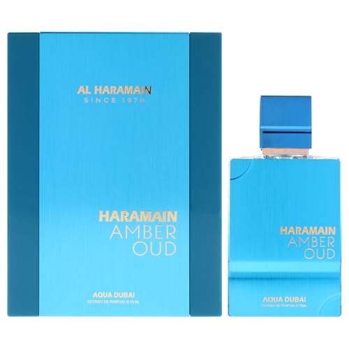 Al Haramain Amber Oud - Aqua Dubai - Cologne for Men and Women - Bergamot, Amber, Musk Fragrances - Long Lasting Perfume for Men and Women - 2.5 oz