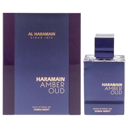 Al Haramain Amber Oud - Dubai Night - Cologne for Men and Women - Bergamot, Tonka Bean Fragrances - Long Lasting Perfume for Men and Women - 2.5 oz