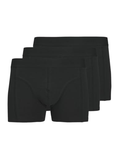 🔥 STARKER PREIS (-50%) JACK & JONES Herren Jacordinary Trunks 3 Pack, Black, l (3er Pack)