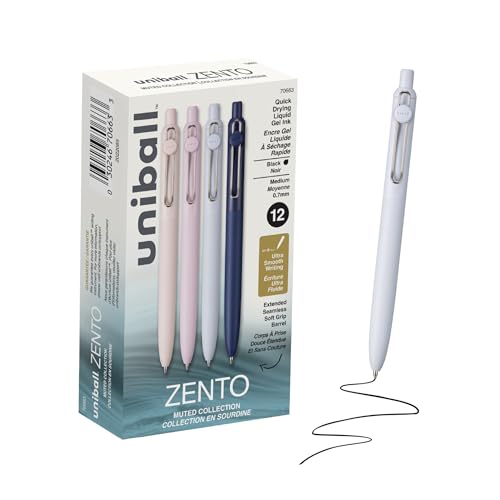uniball Zento Gel Pens 12-Pack for $11 + free shipping w/ Prime