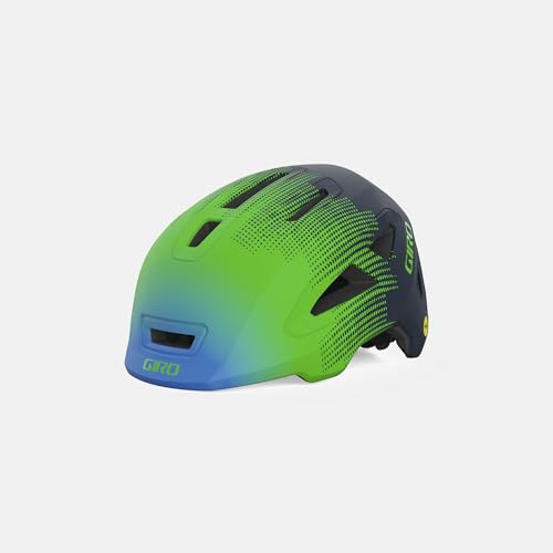 Giro Scamp MIPS II Youth Bike Helmet - Matte Blue/Green Towers - Size XS (45–49 cm)