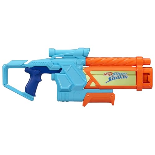 Super Soaker Mega Dunk-Fill Water Blaster | Easy Instant Fill Tank | Just Dunk & Go | 1005 ml (1.005 l) Tank | Pichkari for Outdoor Water Games | Bran
