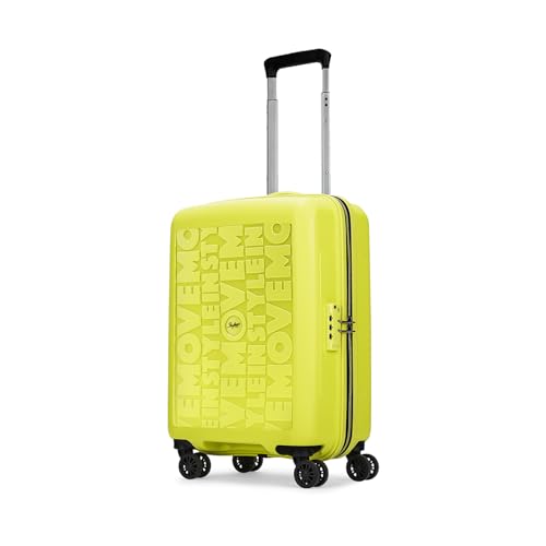 Skybags Polypropylene (Pp) Play Cabin 55 Cm (Small) 8 Spinner Wheels Trolley Bags for Travel, Hard Case Lightweight Bag with TSA Lock, Tough Suitcase 