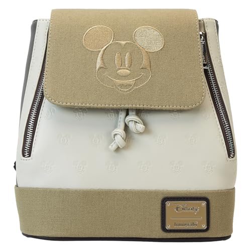 Loungefly Disney Mickey and Friends Canvas Mini Backpack