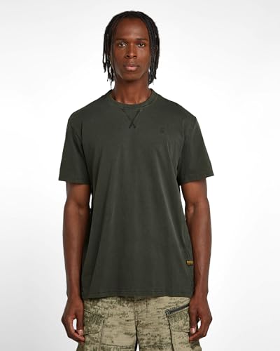(-50%) G-Star Herren Nifous T-Shirt, Grau (Asfalt gd D24449-2653-B575), XL