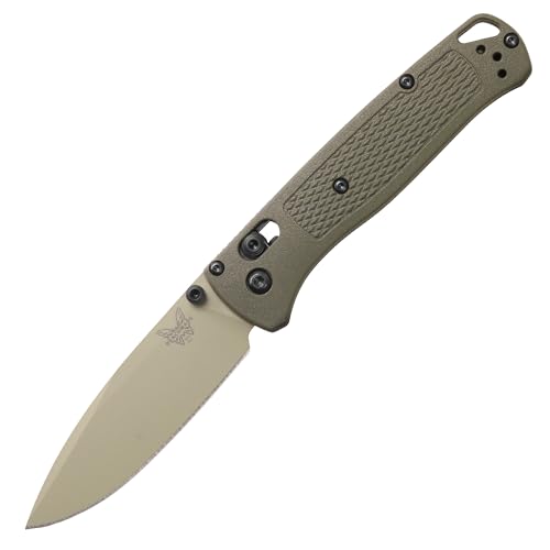 Benchmade - Bugout Folding Knife with Dark Olive Grivory Handle (535TN-11)
