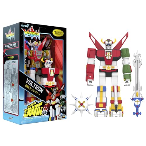 Super7 Super Cyborg Voltron - 11" Voltron Action Figure with Accessories Classic Cartoon Collectibles and Retro Toys