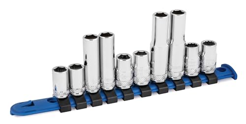 Titan 10-Piece 1/4" & 3/8" Drive 10mm Socket Set for $9 + free shipping w/ Prime