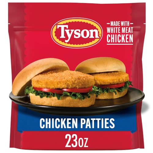 Tyson Frozen Chicken Patties, 23 Oz