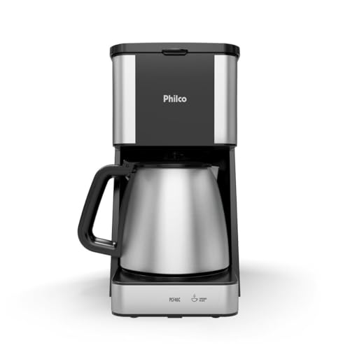 Philco Cafeteira PCF40C Inox 40 Cafezinhos 1,6L 950W Preto 220V