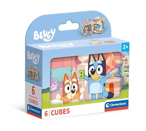 🔥 SELTEN SO GÜNSTIG (-35%) Clementoni Bluey Würfel Puzzle Kinder - Geschicklichkeitsspiel für Kinder ab 3 Jahren - Sensorik- & Motorikspielzeug Puzzle Disney von Clementoni 40662