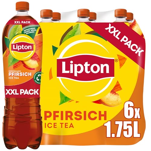 (-12%) Lipton Ice Tea Peach, 6x1,75l – Eistee mit Pfirsich Geschmack, Einweg