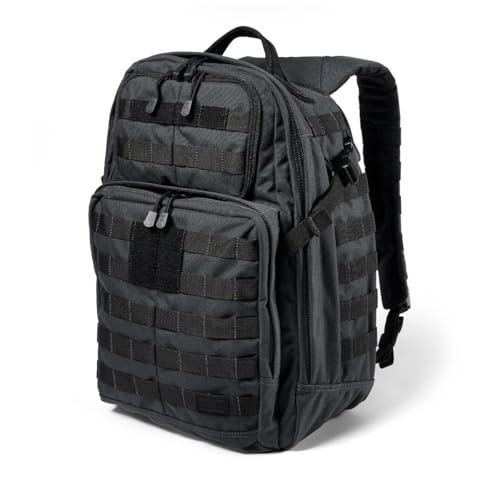 5.11 Tactical Backpack, RUSH 24 2.0 Military Survival Molle Back Pack with Laptop Compartment, 37L, Double Tap, Style 56563ABR