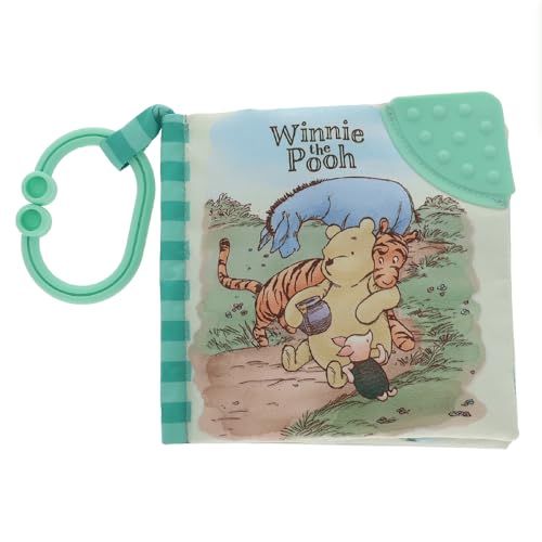 Kids Preferred Winnie The Pooh Soft Book with On The Go Clip, 5 Inches