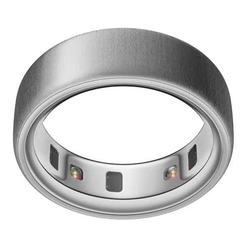 ⚡ BLITZDEAL (-51%) Oura Ring 4 - Gebürstetes Silber - Size 11 - Smart Ring | Measure First with Oura Ring 4 Sizing Kit | Sleep Tracking Wearable - Heart Rate - Fitness Tracker - Up to 8 Days Battery Life