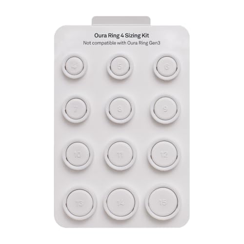 Oura Ring 4 Sizing Kit - Size Before You Buy The Oura Ring 4 - Unique Sizing, Not Standard US Ring Sizes - Receive Credit for Purchase