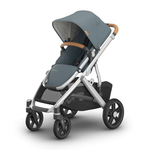 UPPAbaby Vista V3 Stroller - Full-Size Single-to-Double Stroller System - Toddler Seat, Bug Shield, Rain Shield, and ...
