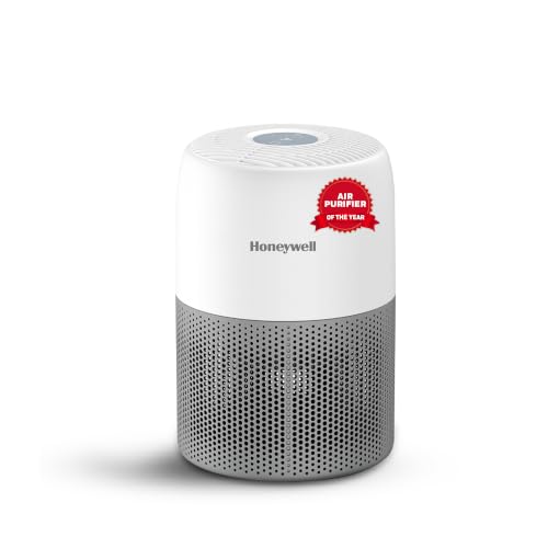 Honeywell Air Purifier for Home & Office, 3-in-1, Pre, H13 HEPA, Activated Carbon, Removes 99.99% Pollutants, Allergens, Pet Dander, Smoke, Dust &