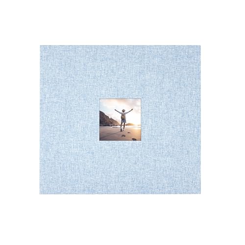 12x12 Fabric Scrapbook, Blue Fog