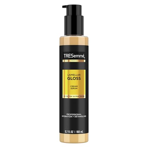 TRESemmé Hydrating & Detangling Cream Serum Lamellar Gloss Ultra Shine Up to 72H 5.7 Fl Oz