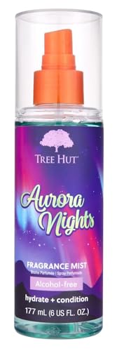 Tree Hut Fragrance Mist - Aurora Nights - 6 fl oz - Hydrating, Alcohol-Free Formula - Cozy Scent with Warm Pistachio and Toasted Marshmallow Notes