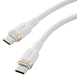 エレコム USB Type C ケーブル 1m 100W PD対応 高速充電 シリコン素材 なめらか やわらか 【 MacBook/iPad/Galaxy/Android スマホ タブレット 等対応 】 ホワイト 【iPhone 16 シリーズ 対応検証済】 MPA-CCECSS10WH