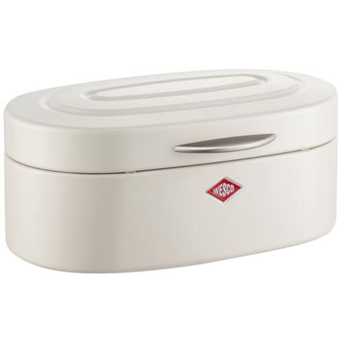(-44%) WESCO Single Elly Brotkasten in der Farbe sand matt, pulverbeschichtetes Stahlblech, Lüftungslöcher und stabiler Handgriff