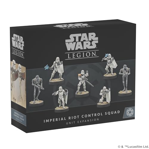 Star Wars: Legion Imperial Riot Control Squad Unit Expansion - Maintain Order! Tabletop Miniatures Strategy Game, Ages 14+, 2 Players, 3 Hour Playtime, Made by Atomic Mass Games