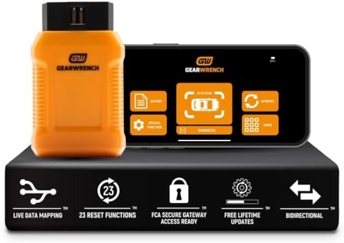GEARWRENCH Professional Bi-Directional Diagnostic Scan Tool | GWSMARTBTANCEL AD310 Pro 2-in-1 OBD2 Scanner &amp; Car Ba
