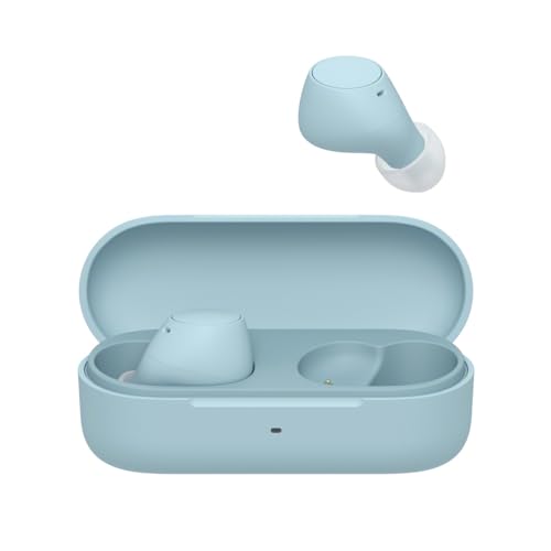 (-41%) Sony WF-C510 Truly Wireless Kopfhörer - Kleine, leichte Bluetooth In-Ear-Kopfhörer mit Multipoint-Connection, Ambient Sound, IPX4 Rating, Spotify Tap, Quick Charge, 22 HR Akku, iOS & Android - blau